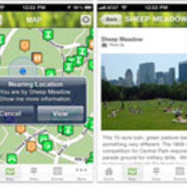 Central Park Conservancy iPhone Application 